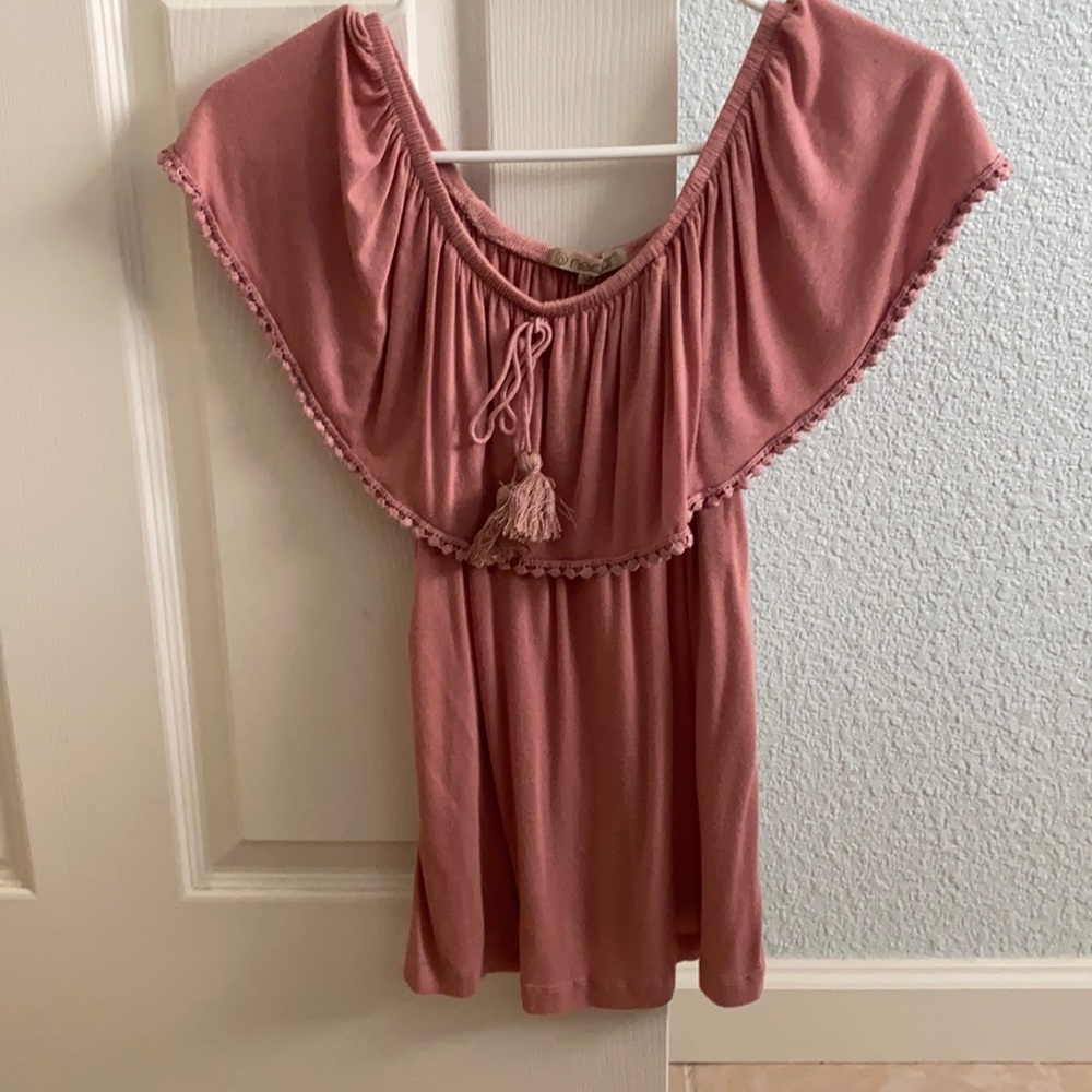 Off the shoulders blouse